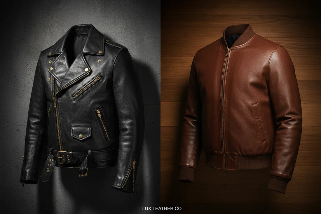Biker Jacket vs. Bomber Jacket: Which Leather Style is Right for You?