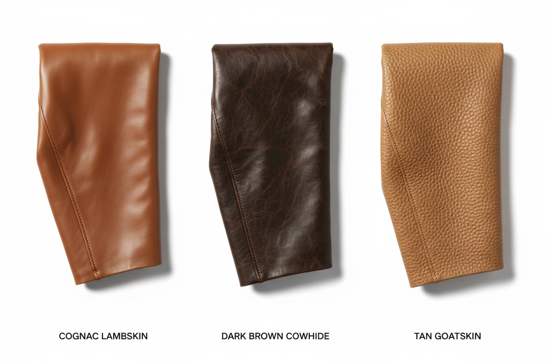 Lambskin vs Cowhide vs Goatskin Leather: Complete Comparison Guide for Jackets