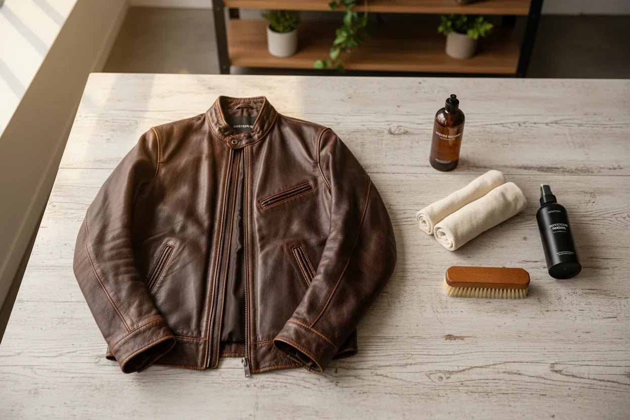 Leather Jacket Care 101: Keep It Looking New for Years - Kamercio