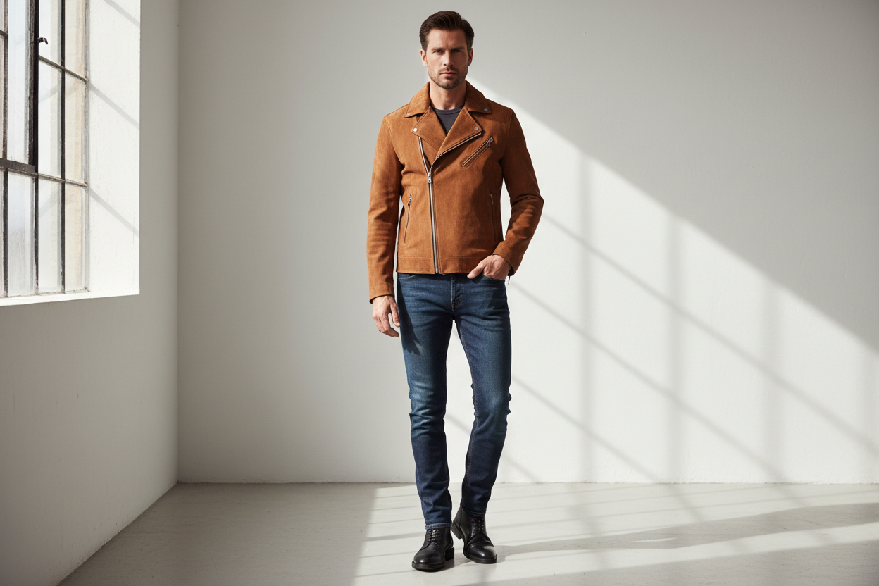 Men's Suede Jacket Guide 2026: Biker, Bomber & Western Styles