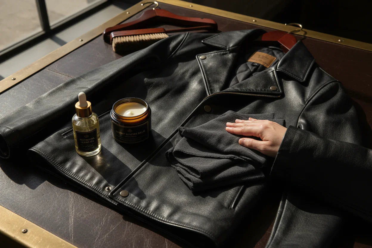 The Complete Leather Care Guide: How to Clean, Condition &amp; Preserve Your Premium Leather Jacket