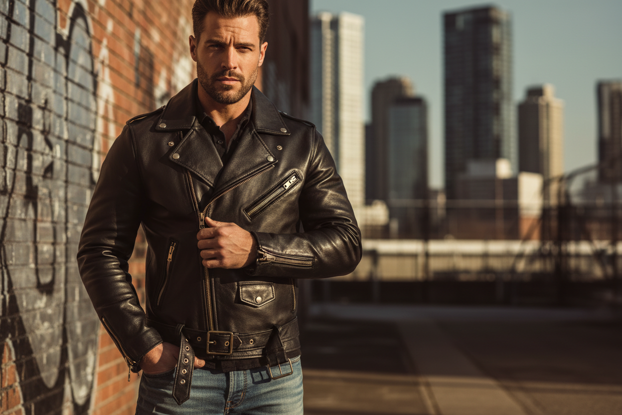 Mens Leather Jacket