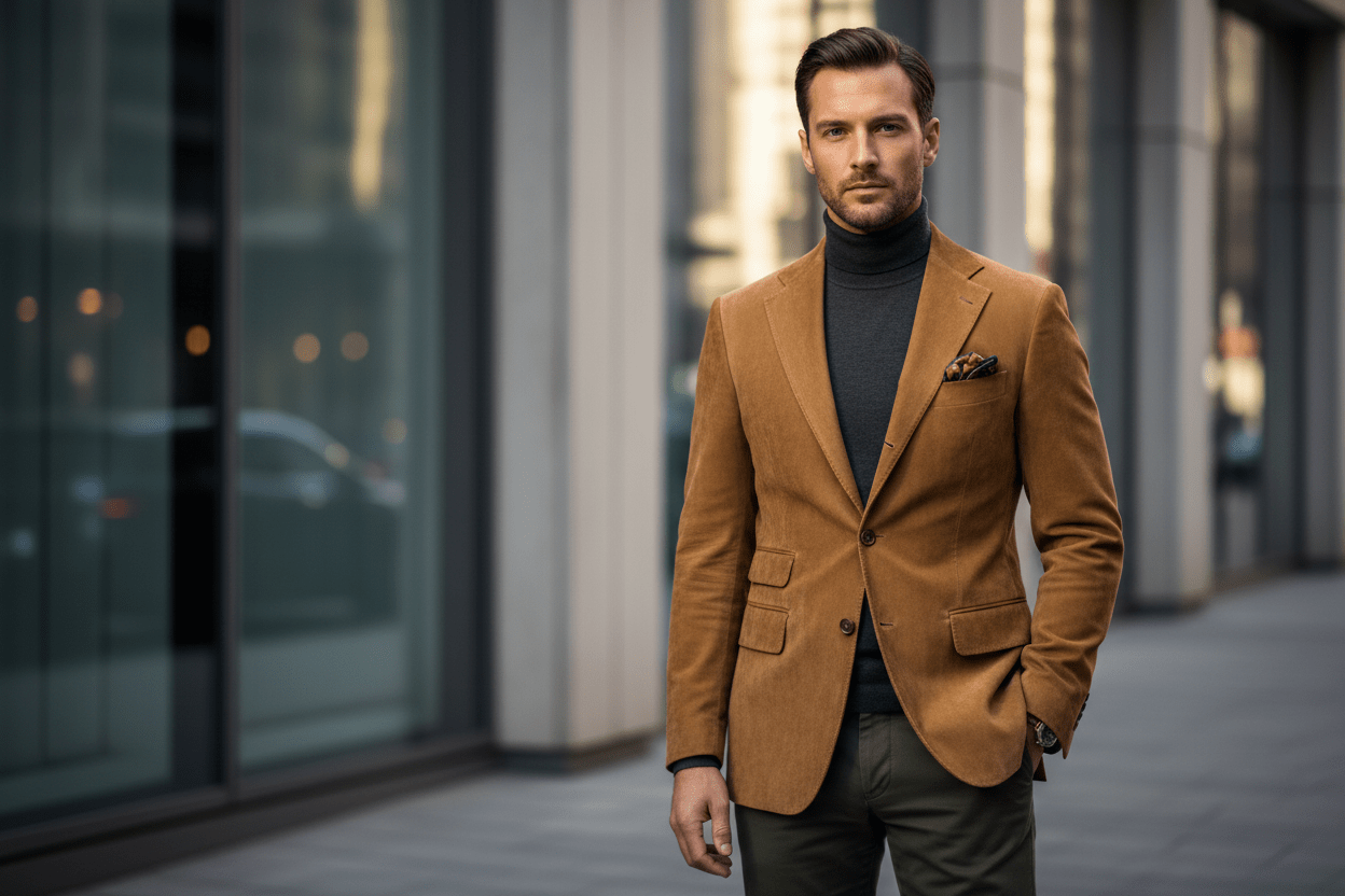 Mens Suede Jacket - Kamercio