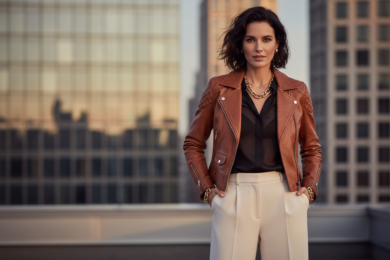 Womens Leather Jacket