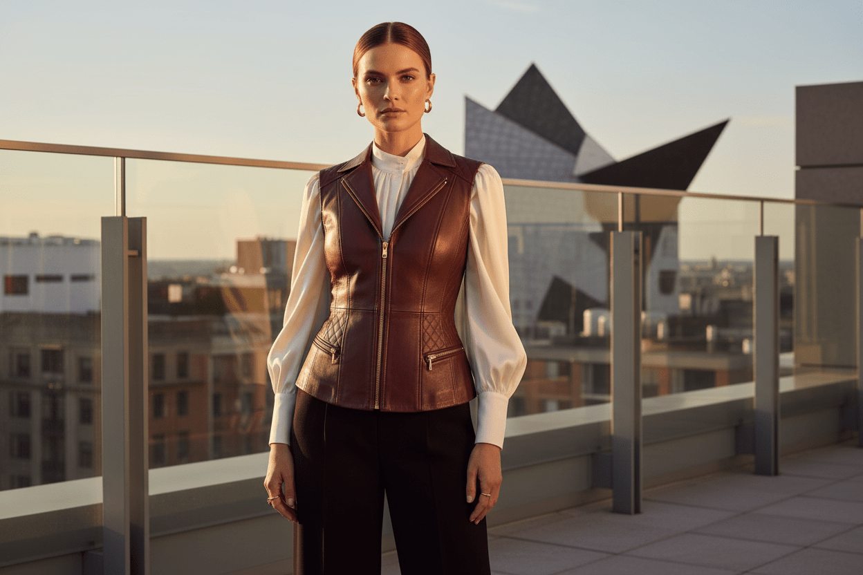 Womens Vest Coat - Kamercio