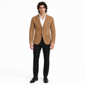 Men's Premium Brown Suede Original Leather Blazer