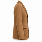 Men's Premium Brown Suede Original Leather Blazer