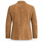 Men's Premium Brown Suede Original Leather Blazer