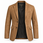 Men's Premium Brown Suede Original Leather Blazer