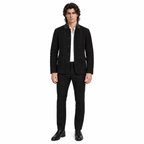 Men Black Original Suede Leather Premium Blazer