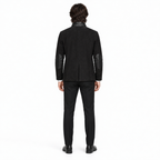 Men Black Original Suede Leather Premium Blazer