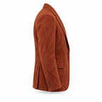 Men Brown Premium Suede Leather Original Blazer