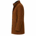 Men Brown Premium Suede Original Leather Blazer
