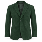 Men Premium Green Suede Original Leather Blazer