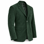 Men Premium Green Suede Original Leather Blazer