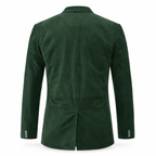 Men Premium Green Suede Original Leather Blazer