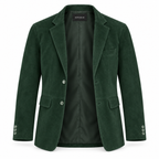 Men Premium Green Suede Original Leather Blazer