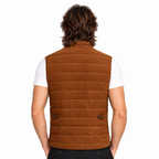 Men's Premium Brown Original Suede Leather Vest Coat