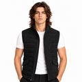 Men's Premium Black Original Suede Leather Vest Coat