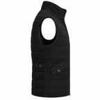 Men's Premium Black Original Suede Leather Vest Coat