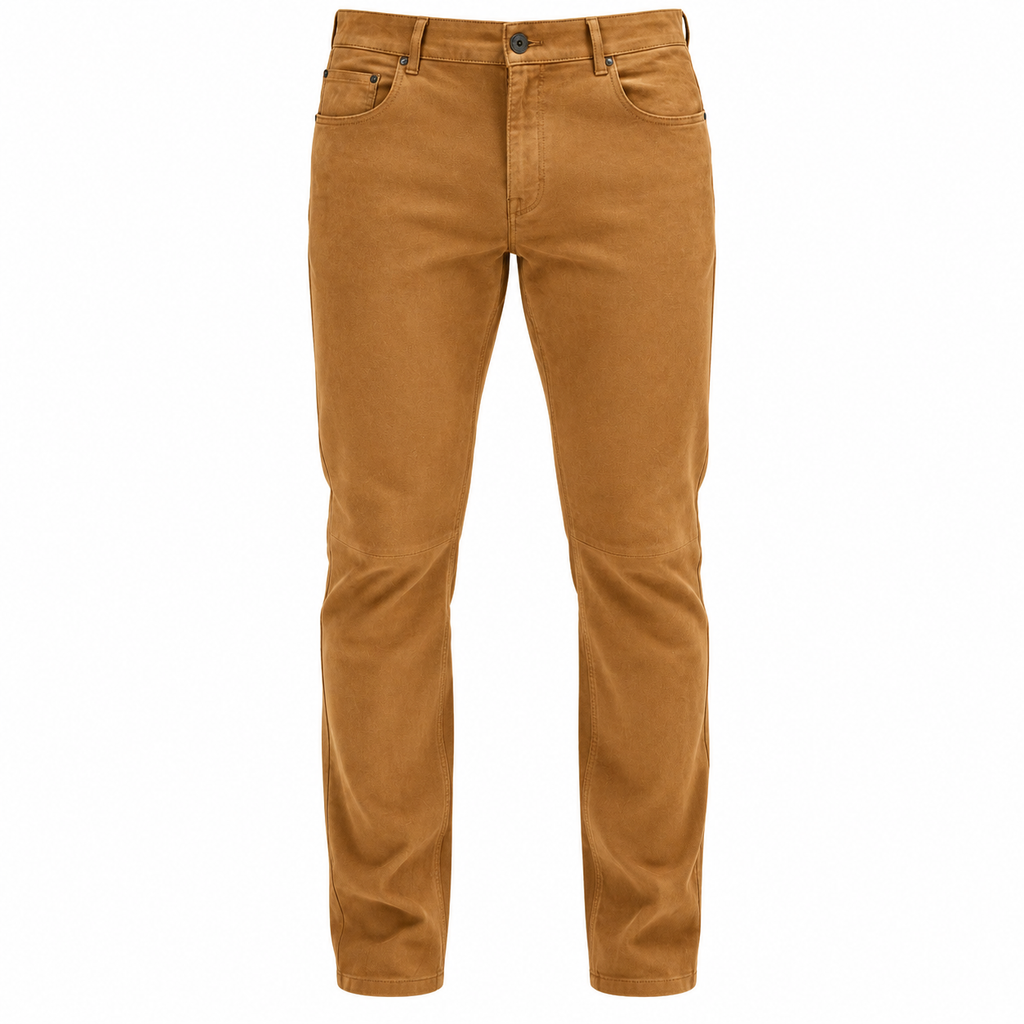 Men’s Premium Brown Original Suede Leather Pant