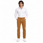 Men’s Premium Brown Original Suede Leather Pant