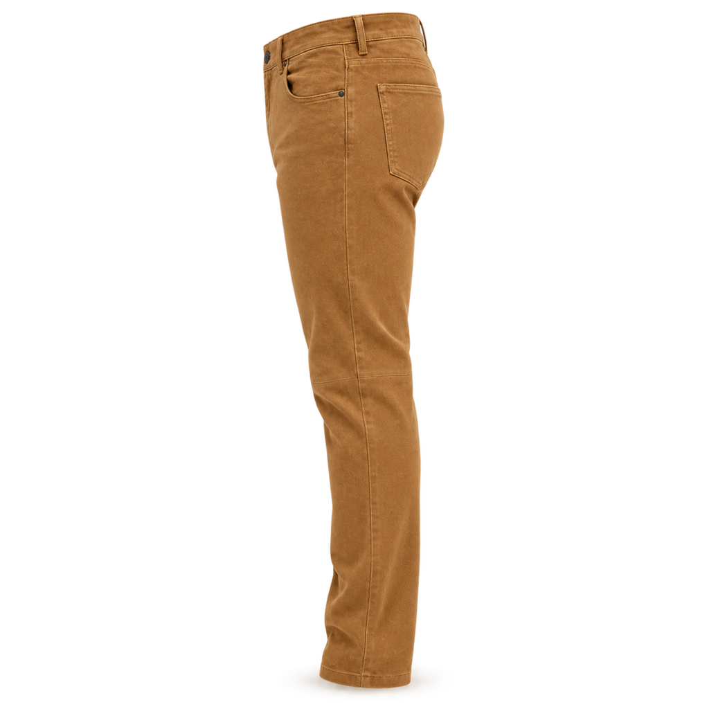 Men’s Premium Brown Original Suede Leather Pant