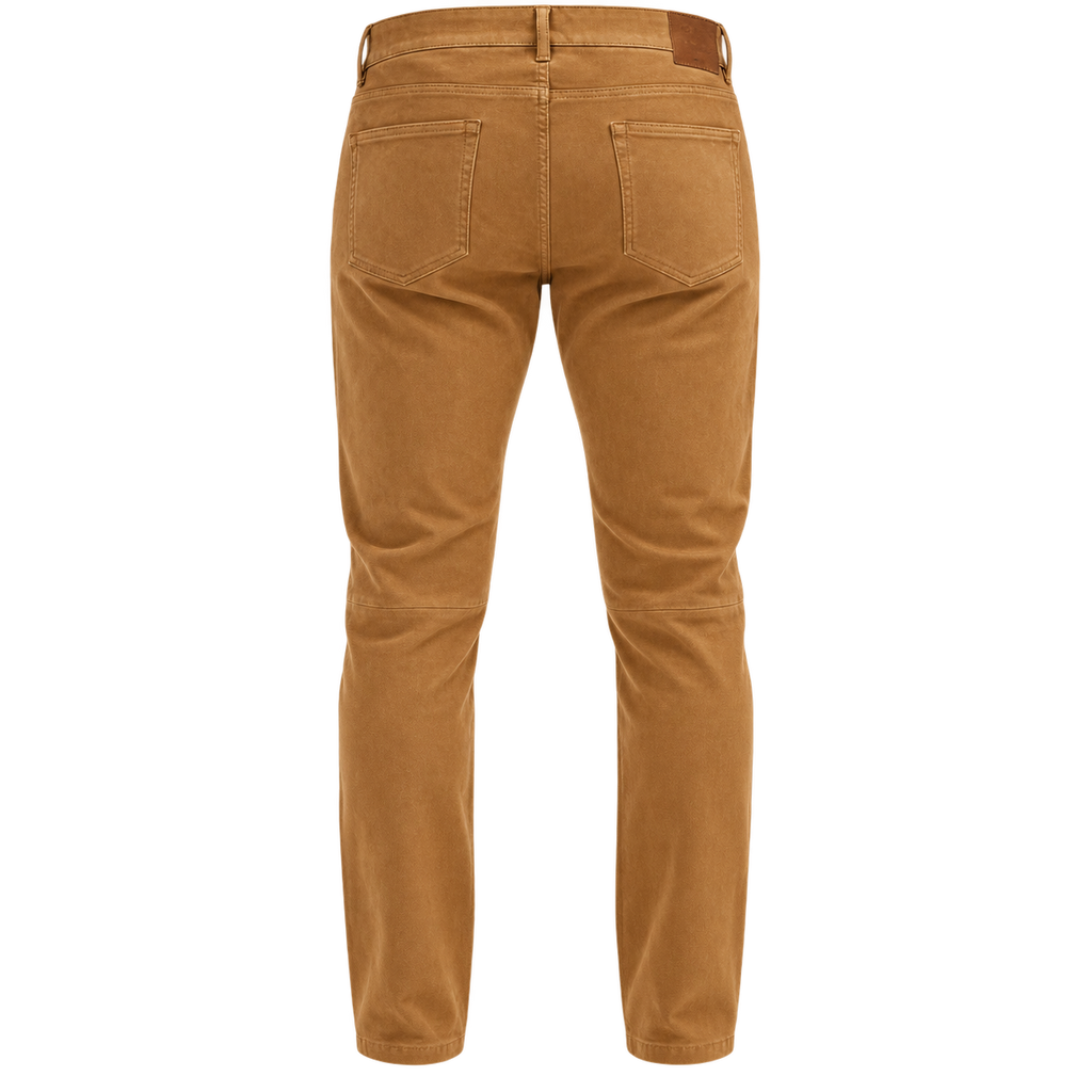 Men’s Premium Brown Original Suede Leather Pant