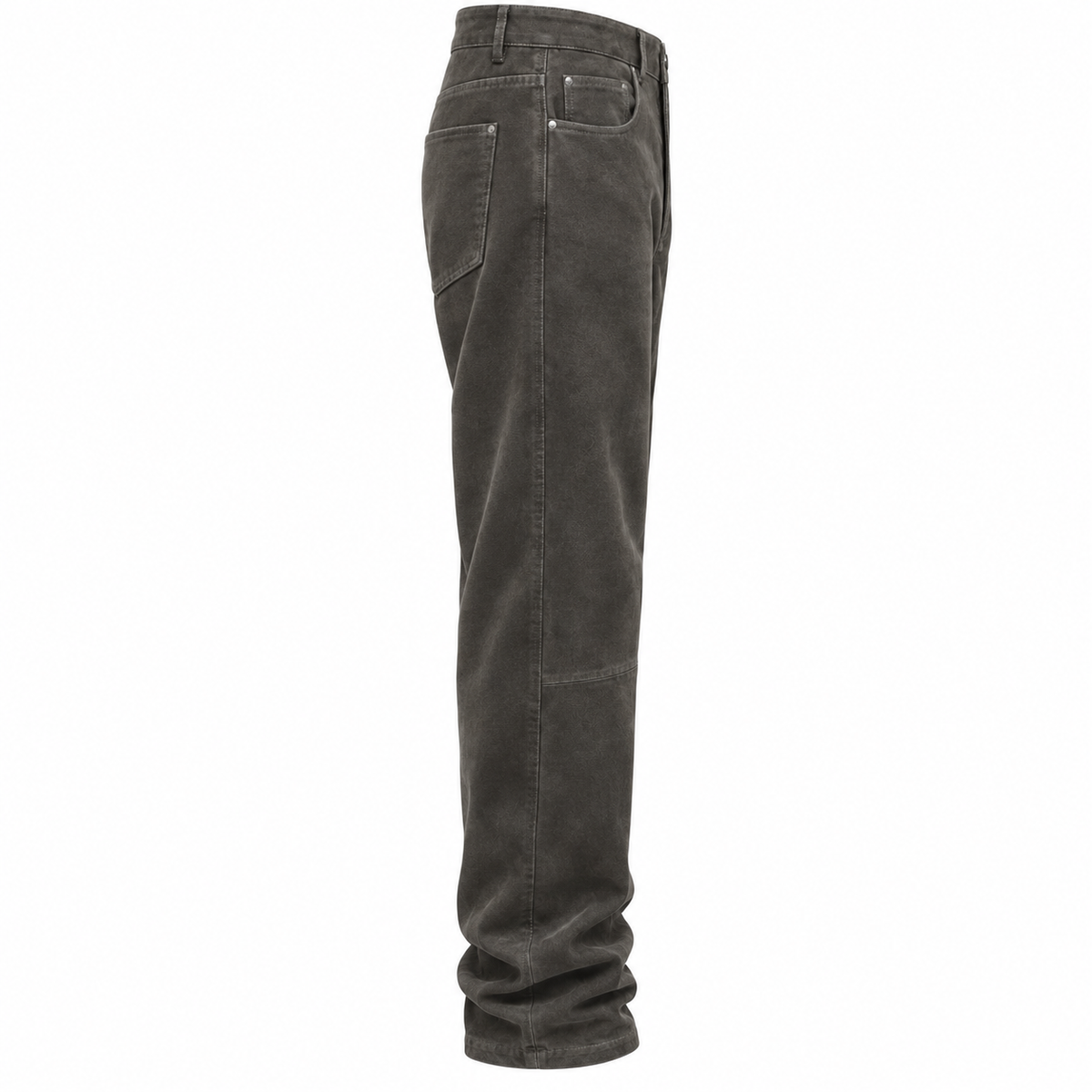 Men’s Premium Original Grey Suede Leather Pant