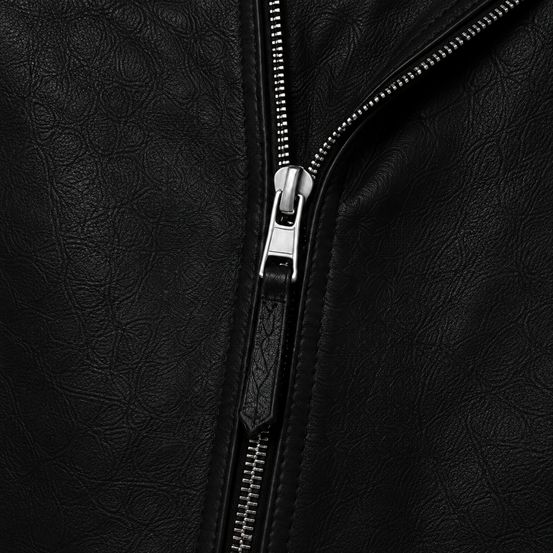 T2 Biker Leather Jacket — Iconic Motorcycle Style in Premium Leather
