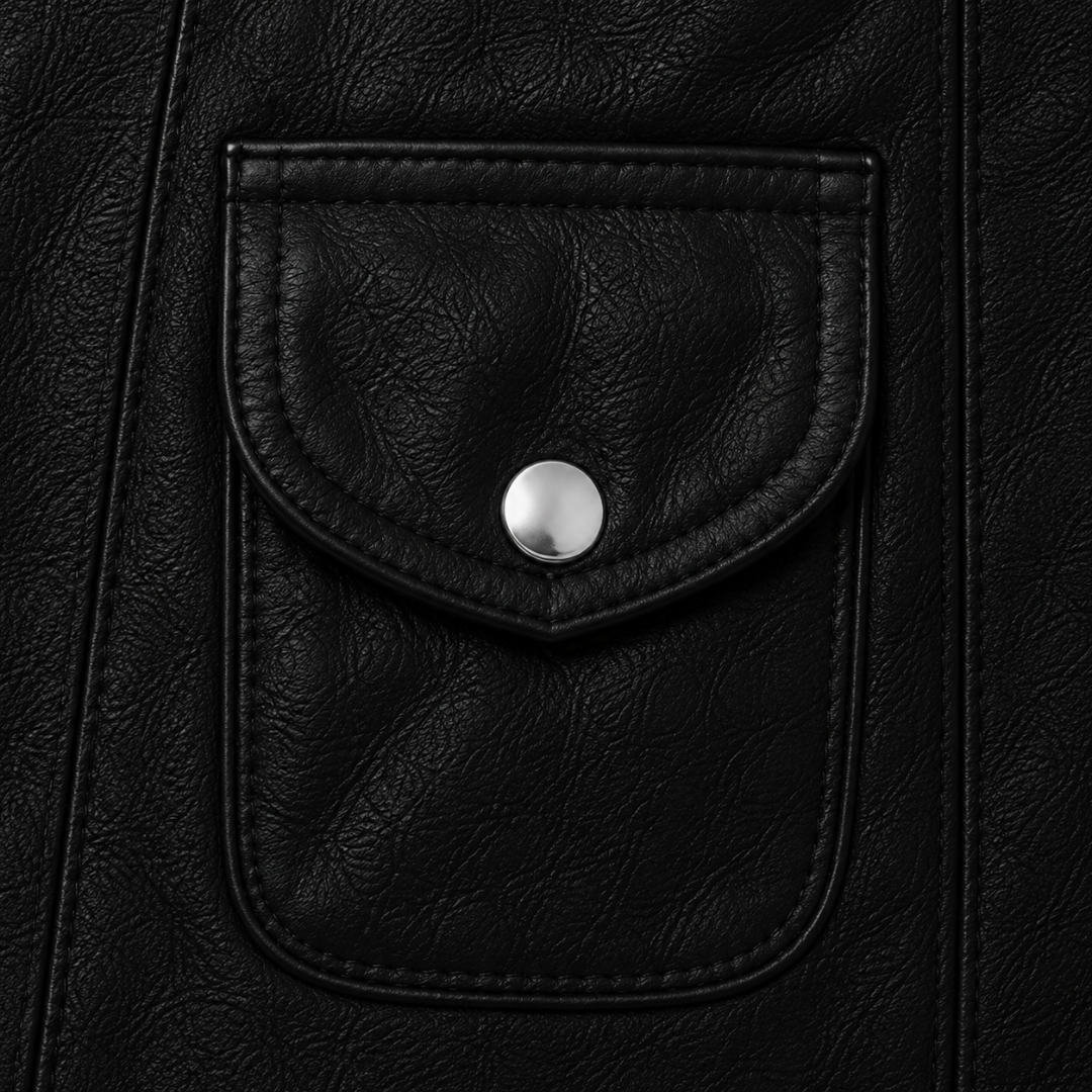 T2 Biker Leather Jacket — Iconic Motorcycle Style in Premium Leather