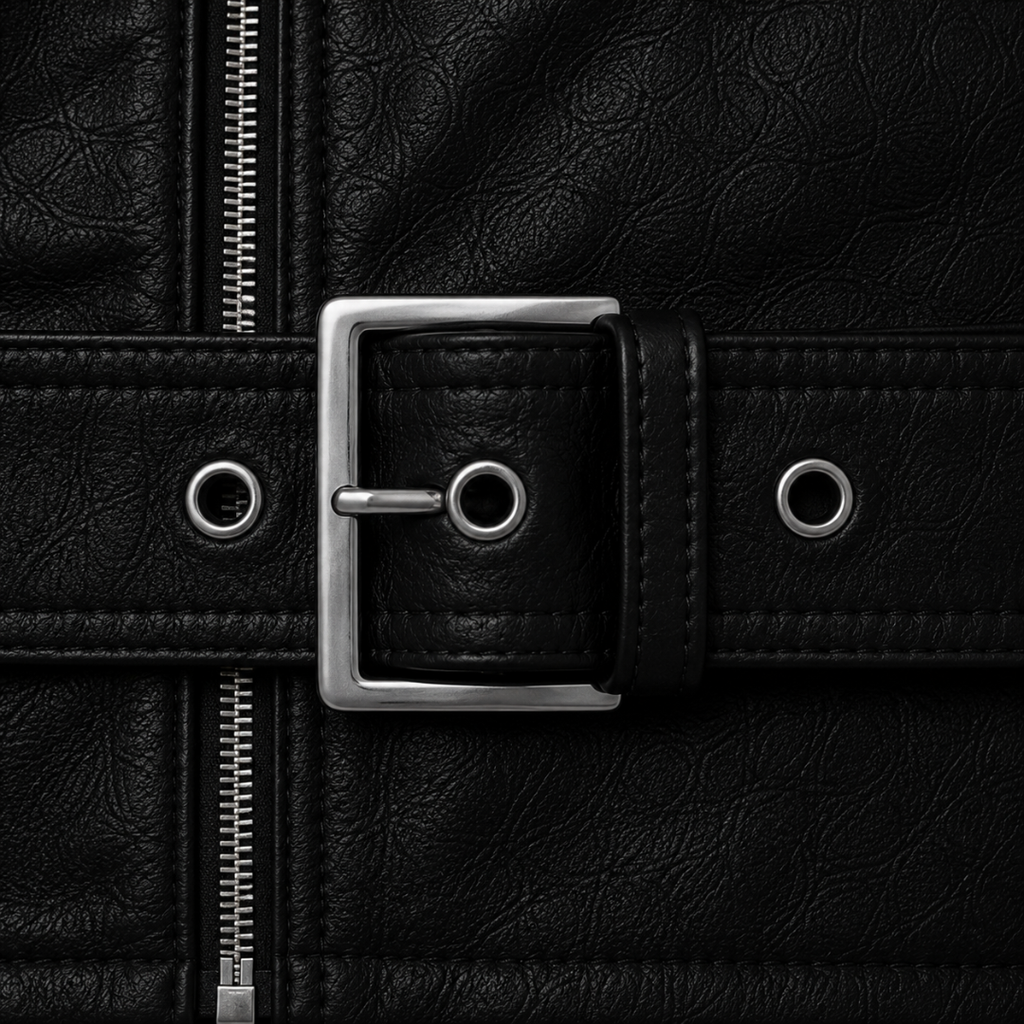 T2 Biker Leather Jacket — Iconic Motorcycle Style in Premium Leather