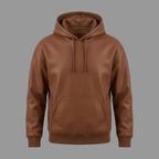 Men's Tan Lambskin Premium Original Leather Pullover Hoodie