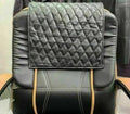 Premium Black Quilted Recliner Cover - Full - Grain Original Leather - Kamercio