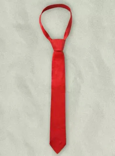 Premium Original Leather Necktie - Full - Grain Leather Statement Accessory - Kamercio