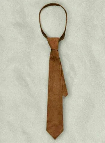 Premium Original Leather Necktie - Full - Grain Leather Statement Accessory - Kamercio