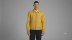 Men's Yellow Zip-Up Premium Original Leather Jacket