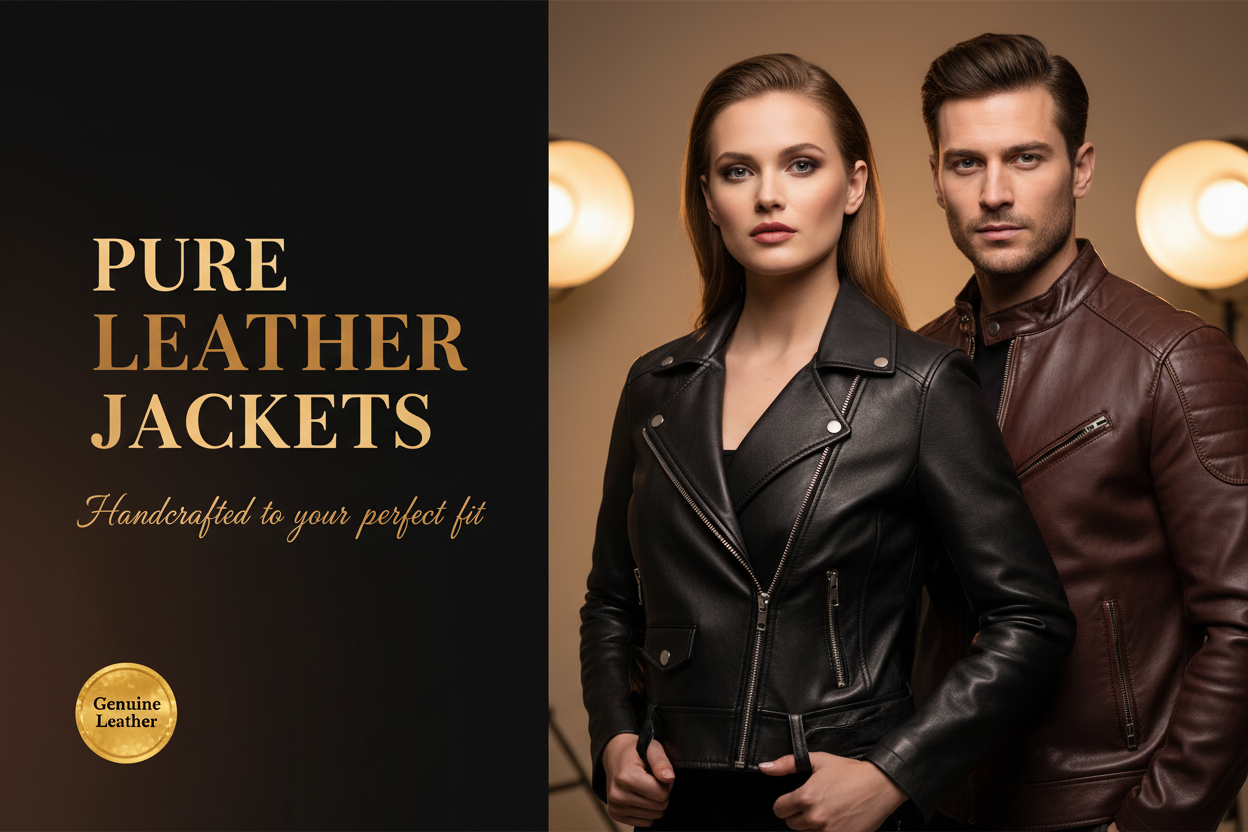Pure Leather Jackets Hero Banner