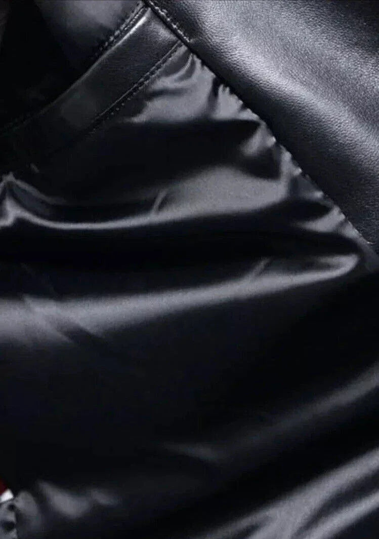 Men's Classic Original Black Leather Biker Jacket - Premium Moto Style