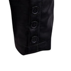Original Black Leather Blazer Men - Sleek Full Grain Leather Jacket