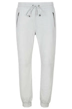Men White Full-Grain Original Leather Joggers - Relaxed Athleisure Fit