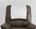 Premium White Headrest Recliner Cover - Full-Grain Original Leather Protection