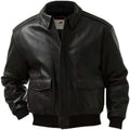 Men's Black Original Bomber Leather Jacket – Full-Grain Leather