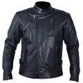 Men's Original Premium Black Leather Motorcycle Jacket – Handcrafted Full-Grain