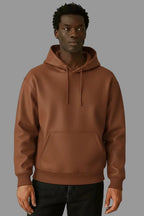 Men's Tan Lambskin Premium Original Leather Pullover Hoodie