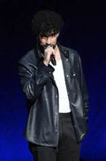Oversized Black Leather Shirt Jacket - Premium Full-Grain Leather Relaxed Fit
