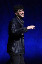 Oversized Black Leather Shirt Jacket - Premium Full-Grain Leather Relaxed Fit – leather jacket, back view – Kamercio