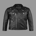 Men's Distressed Black Lambskin Premium Original Leather Biker Jacket - Negan Style